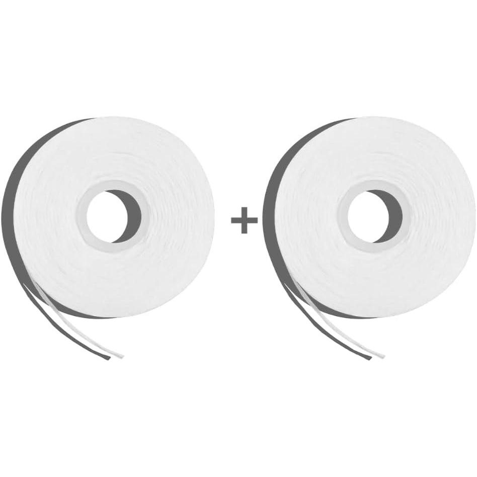 imageDavids Expanding Dental Floss 2 Spools 250 No Break Woven Strands Waxed Vegan wNano Hydroxyapatite Cocoa Butter ampamp Mint Kid Friendly 66 yd2 Refills 1961 Feet