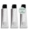 Davids Fluoride Free Toothpaste, Teeth Whitening, Antiplaque, SLS (Sulfate) Free, Promotes Enamel Health, Mouth & Gum Detox, EWG Verified, Natural Peppermint, 5.25oz (3 Pack)(Charcoal + Peppermint)